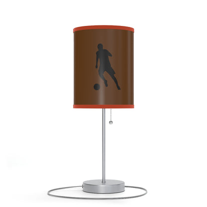 Lamp on a Stand, US|CA plug: Soccer Brown