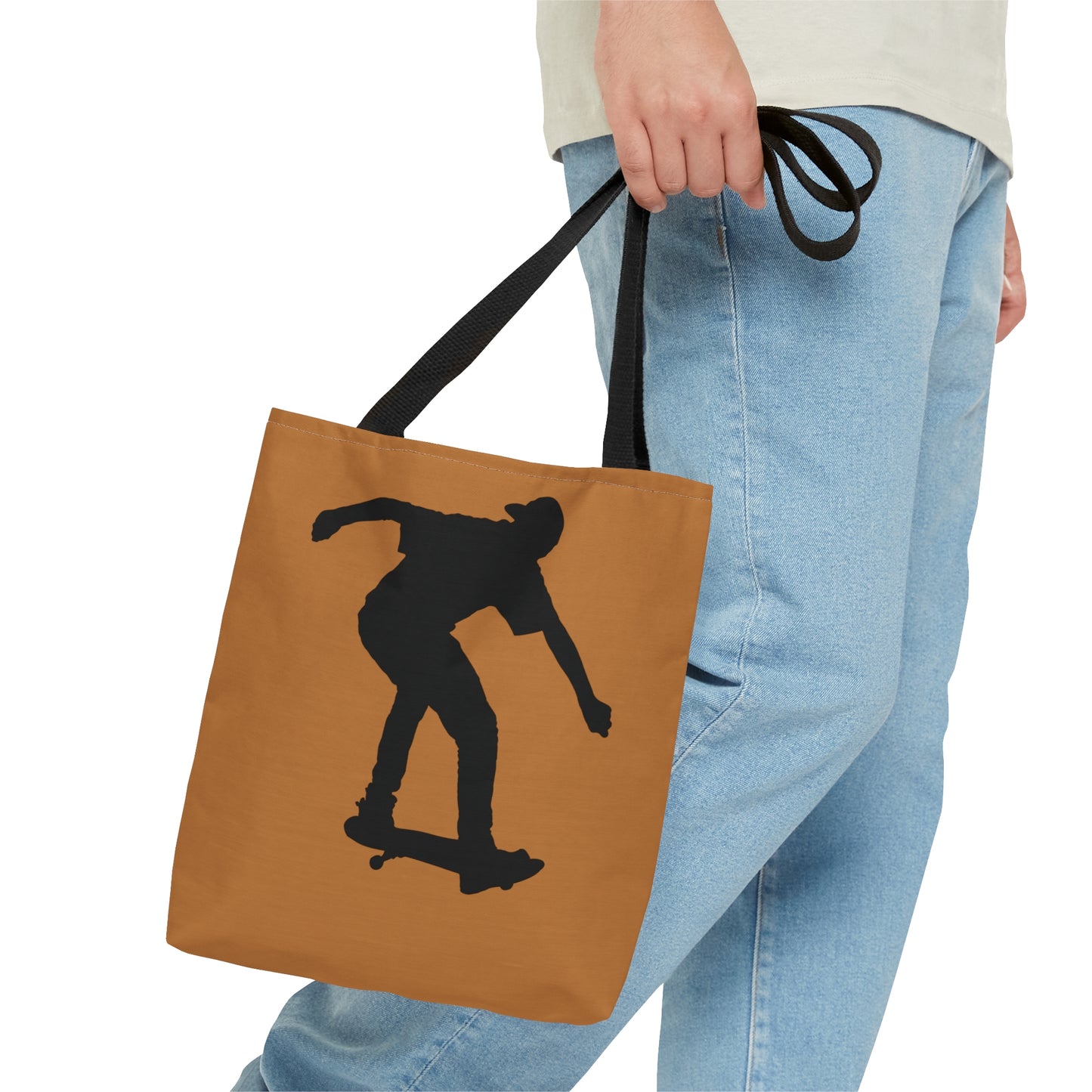 Tote Bag: Skateboarding Lite Brown