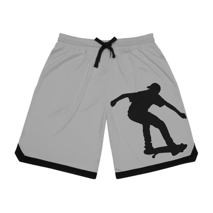 Basketball Rib Shorts: Skateboarding Lite Grey