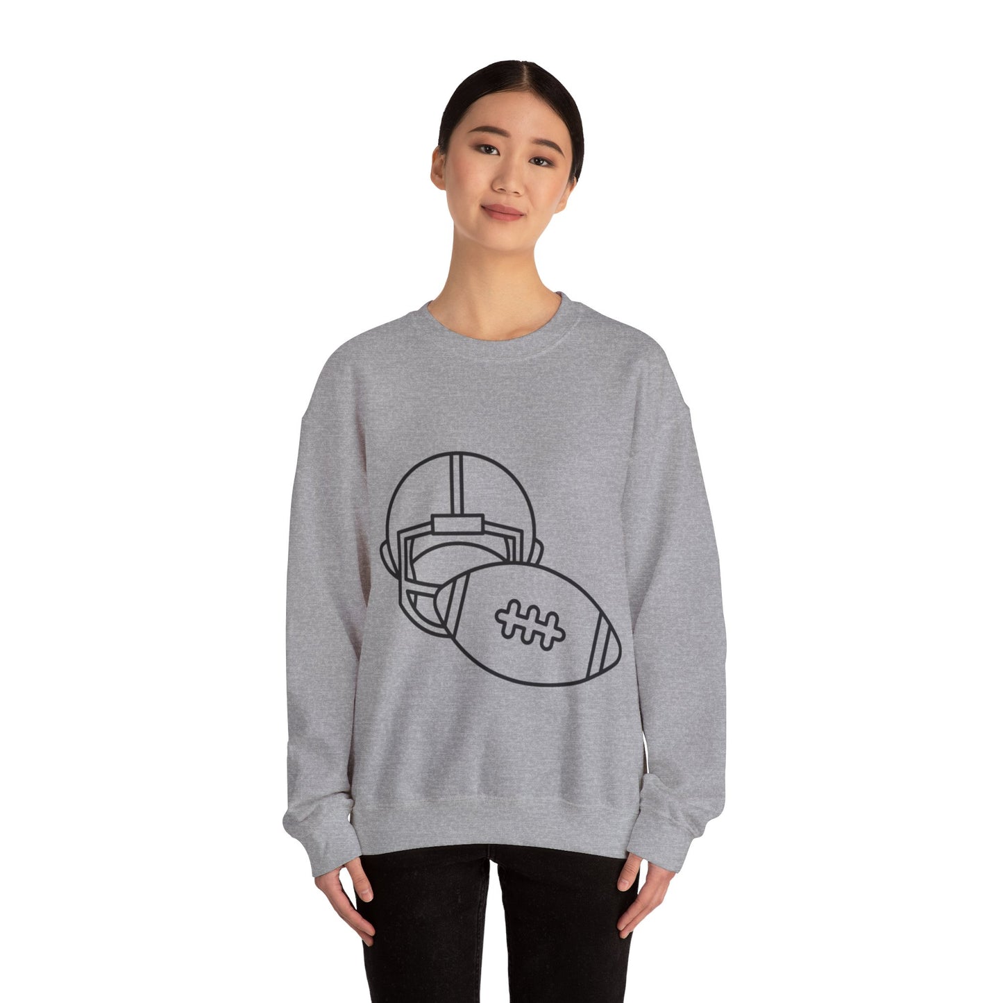 Heavy Blend™ Crewneck Sweatshirt: Football #1