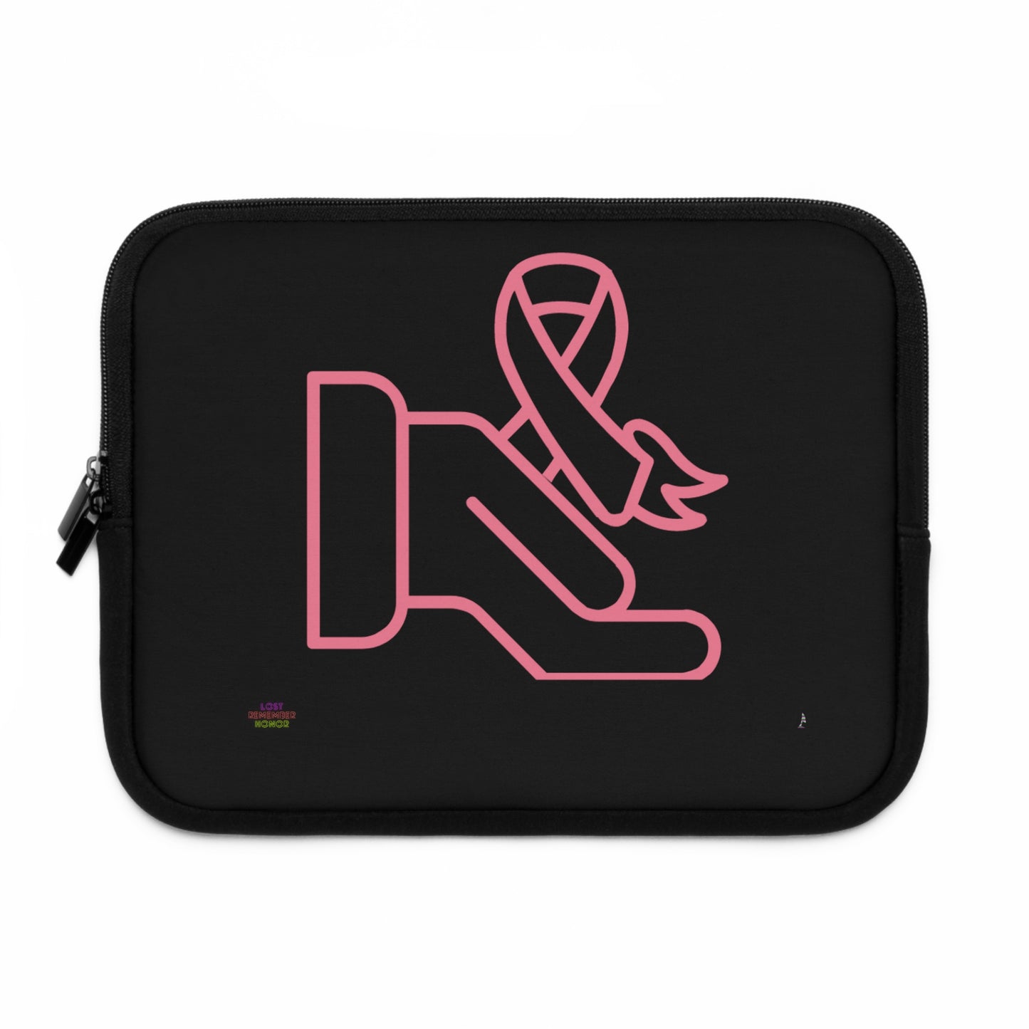 Laptop Sleeve: Fight Cancer Black