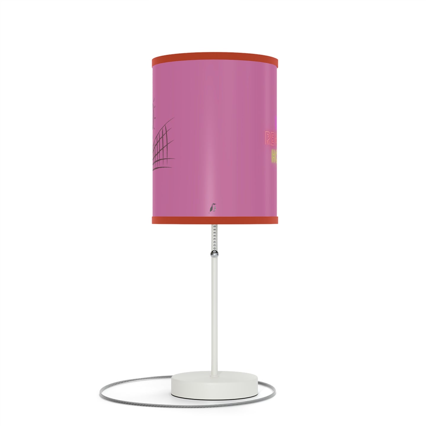 Lamp on a Stand, US|CA plug: Volleyball Lite Pink