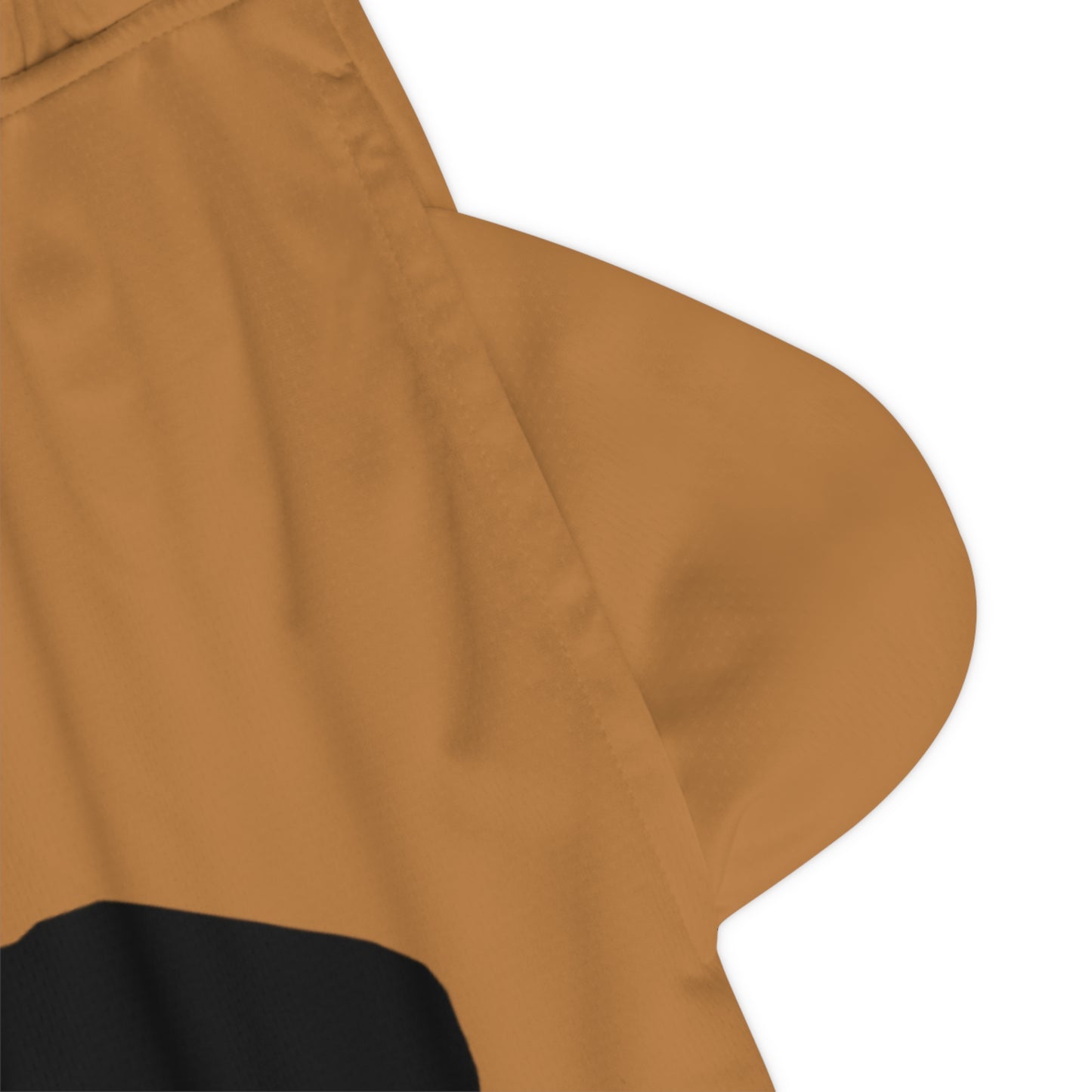 Basketball Rib Shorts: Hockey Lite Brown