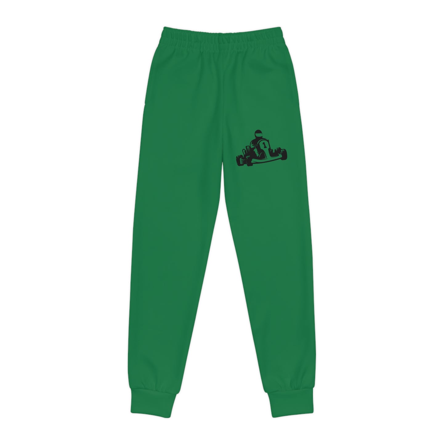 Youth Joggers: Racing Dark Green