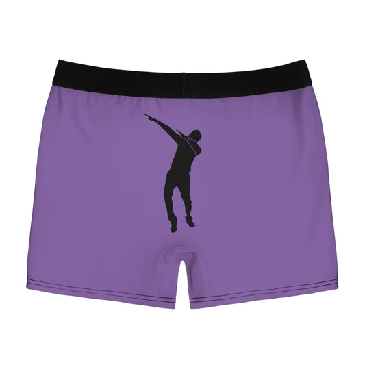 Men's Boxer Briefs: Dance Lite Purple