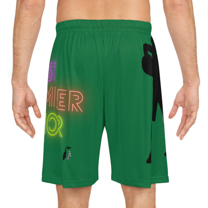 Basketball Shorts: Basketball Dark Green 