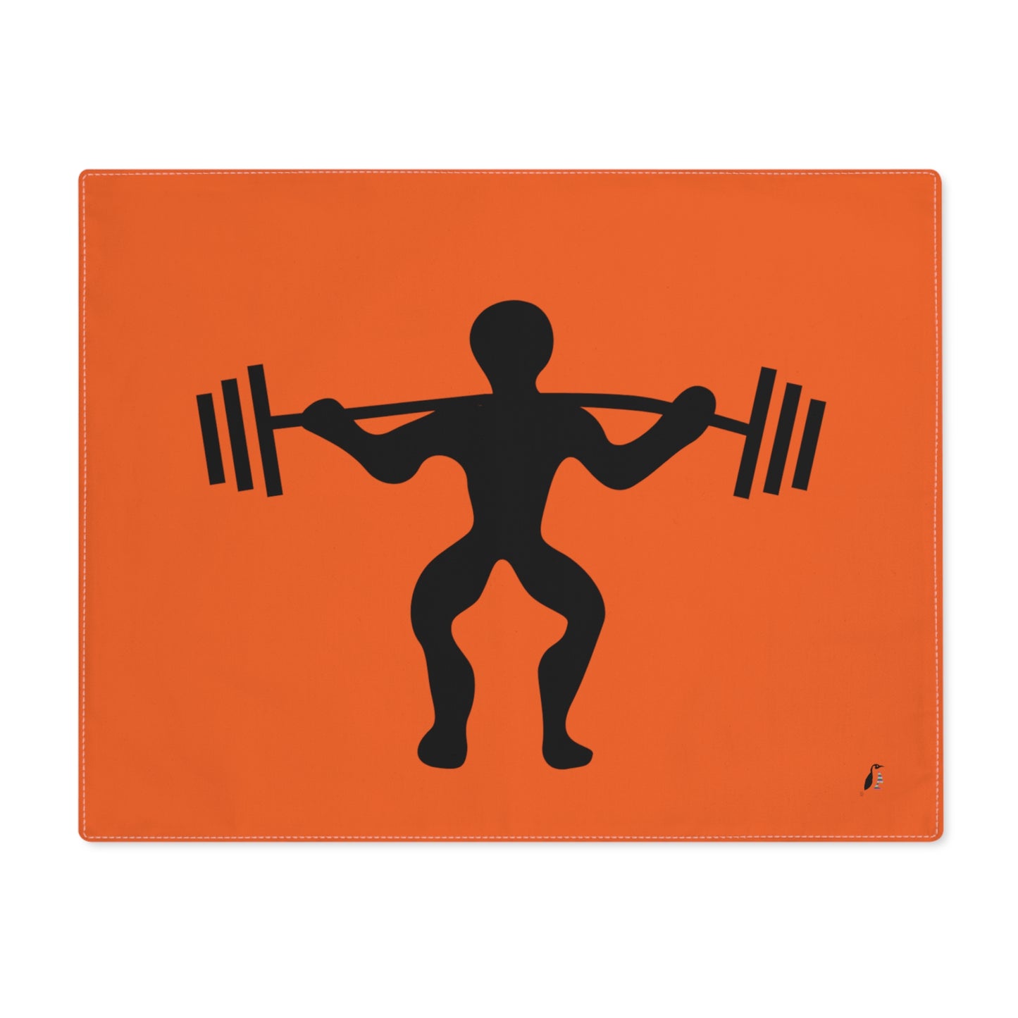 Placemat, 1pc: Weightlifting Orange