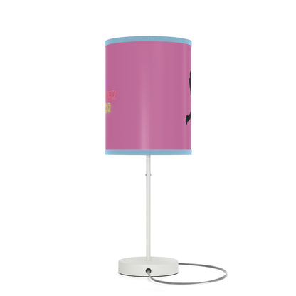 Lamp on a Stand, US|CA plug: Baseball Lite Pink