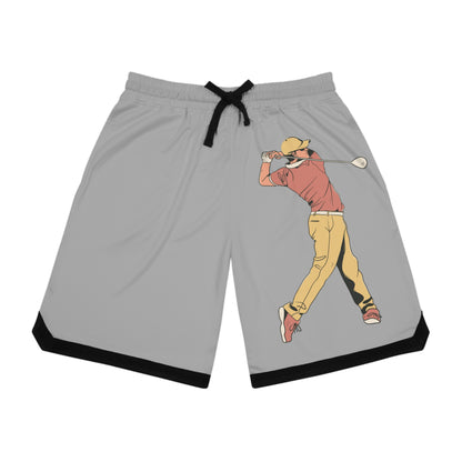 Basketball Rib Shorts: Golf Lite Grey