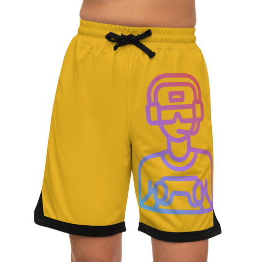 Basketball Rib Shorts: Gaming Yellow