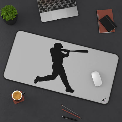 Desk Mat: Baseball Lite Grey