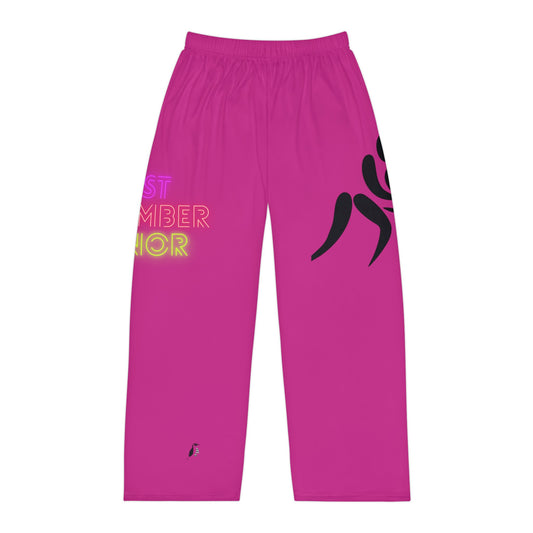 Men's Pajama Pants: Wrestling Pink