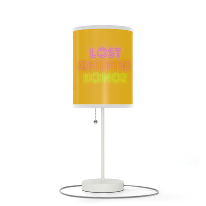 Lamp on a Stand, US|CA plug: Writing Yellow