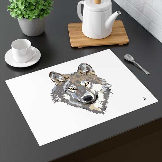 Placemat, 1pc: Wolves White