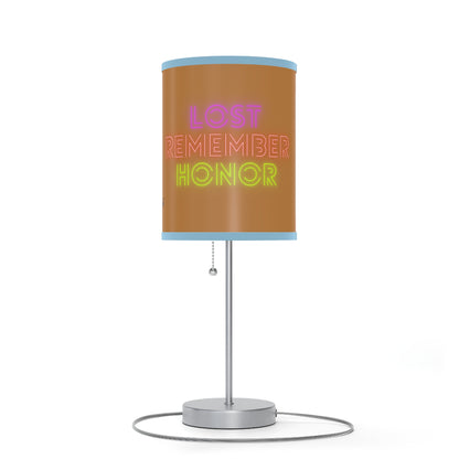 Lamp on a Stand, US|CA plug: Wrestling Lite Brown