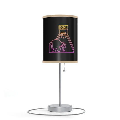 Lamp on a Stand, US|CA plug: Bowling Black