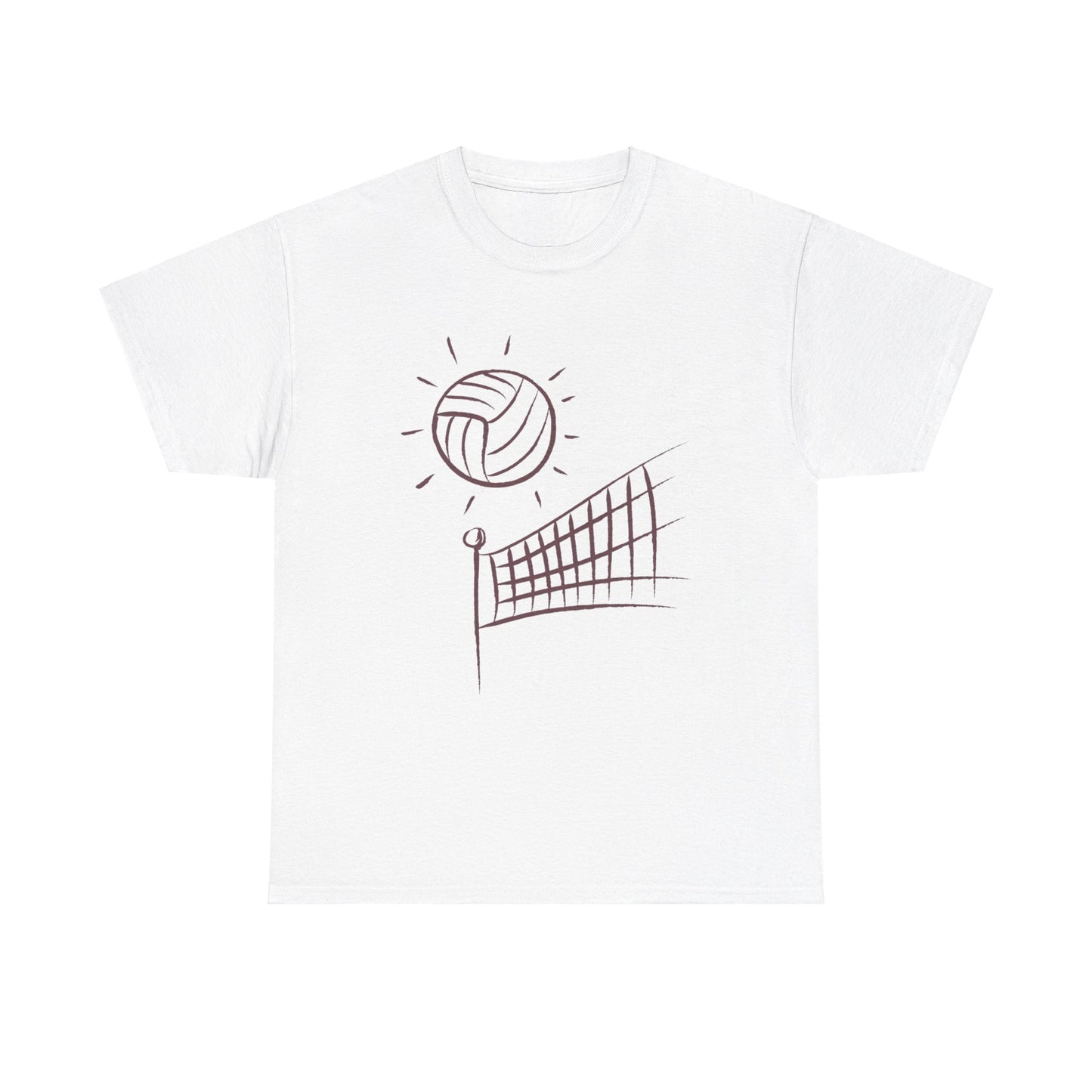 Heavy Cotton Tee: Volleyball #1