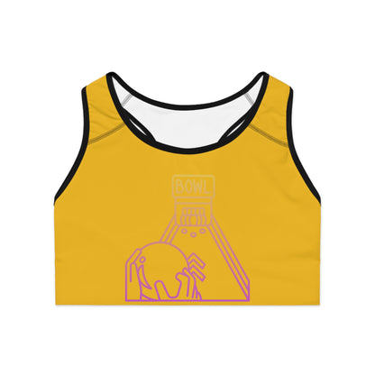 Sports Bra: Bowling Yellow