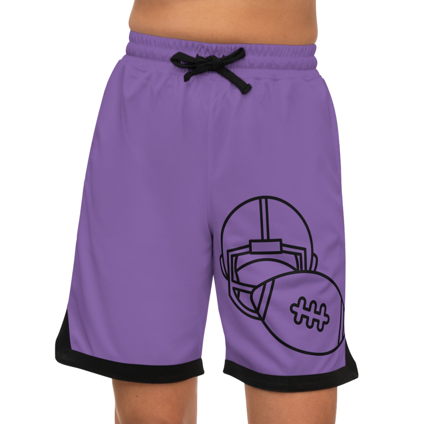 Basketball Rib Shorts: Football Lite Purple