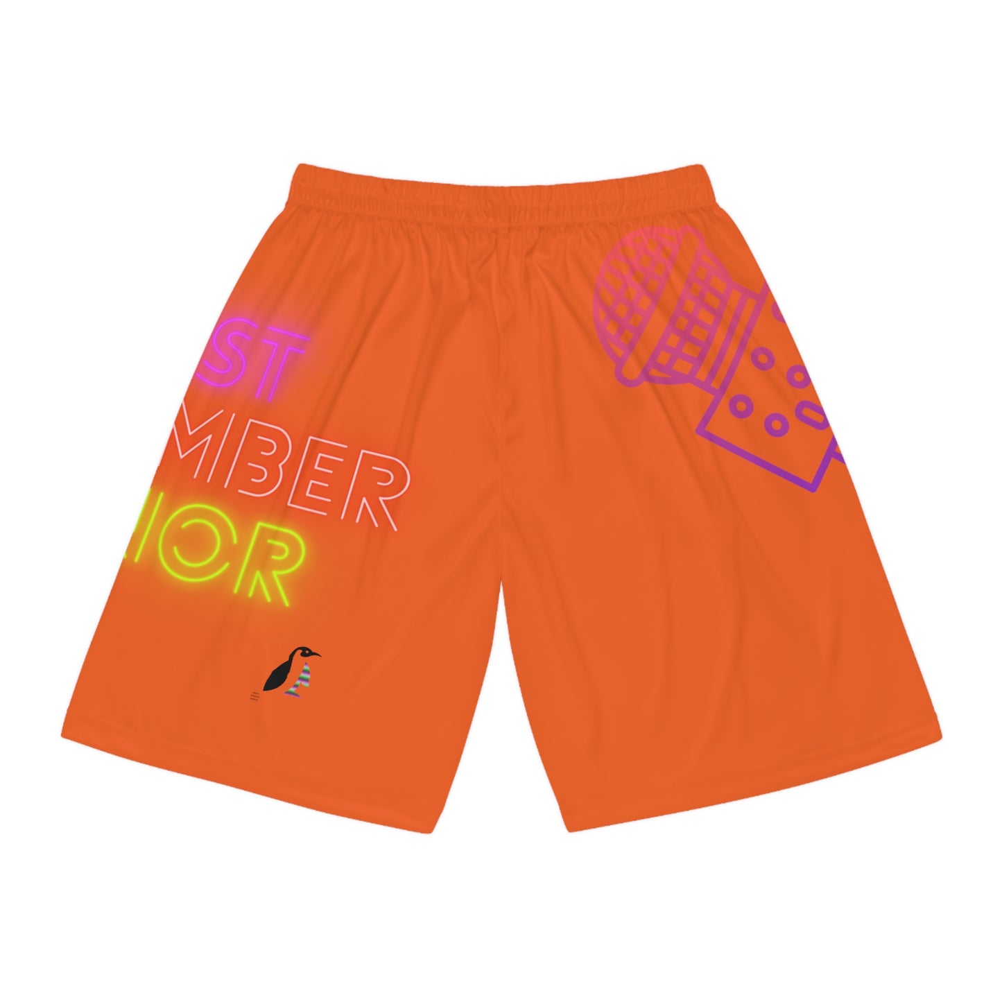 Basketball Shorts: Music Orange