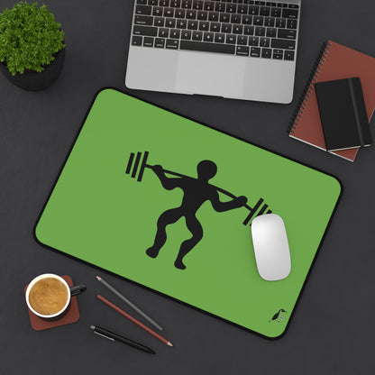 Desk Mat: Weightlifting Green