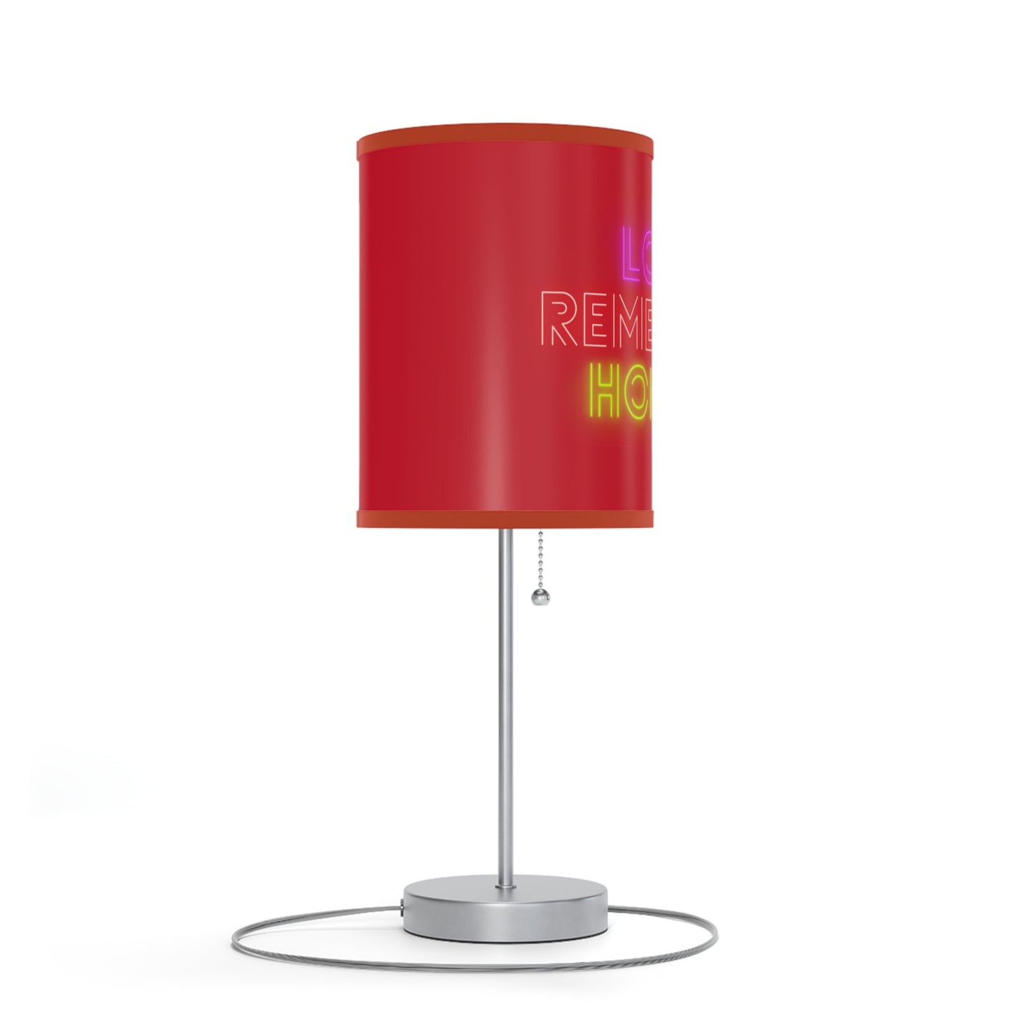 Lamp on a Stand, US|CA plug: Lost Remember Honor Dark Red