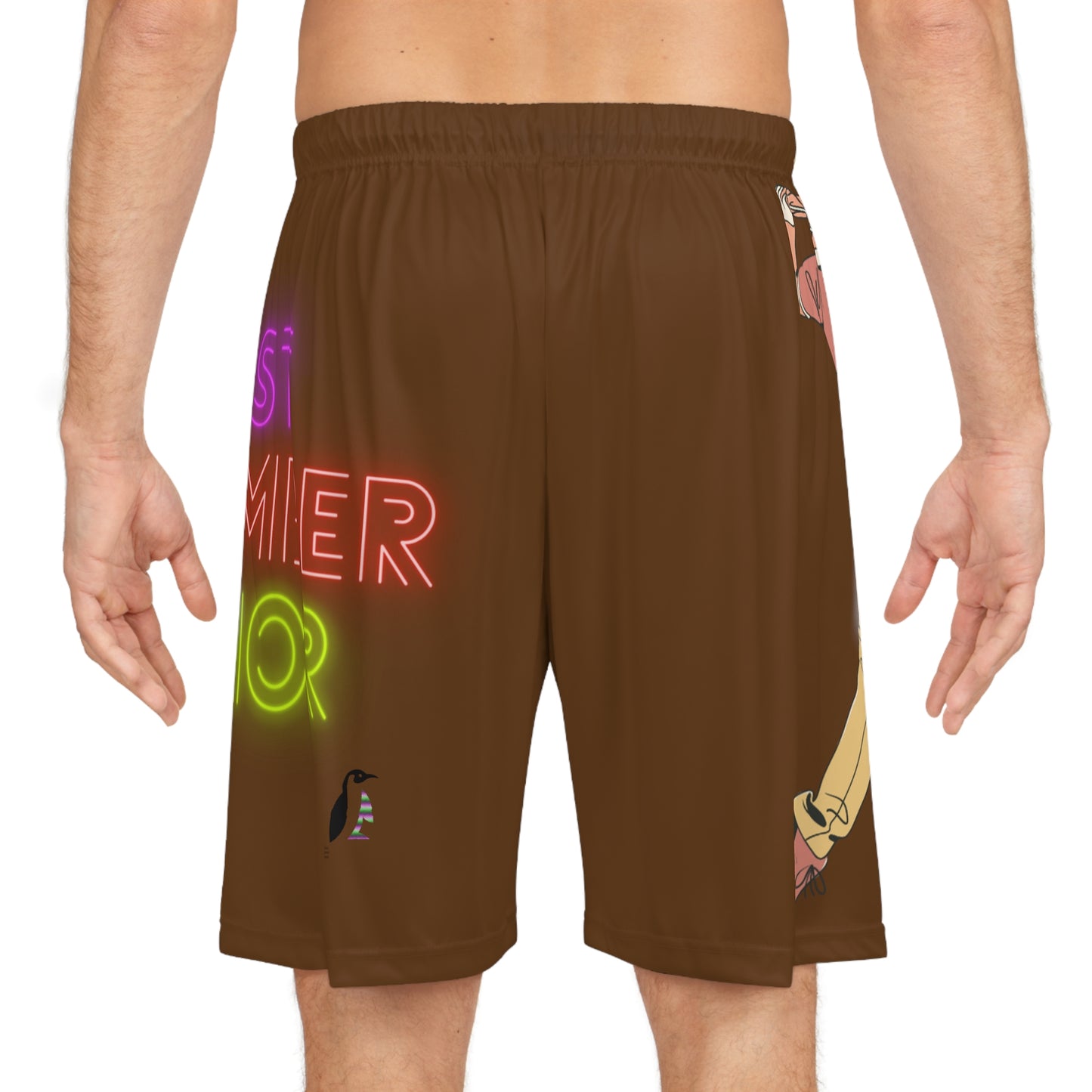 Basketball Shorts: Golf Brown