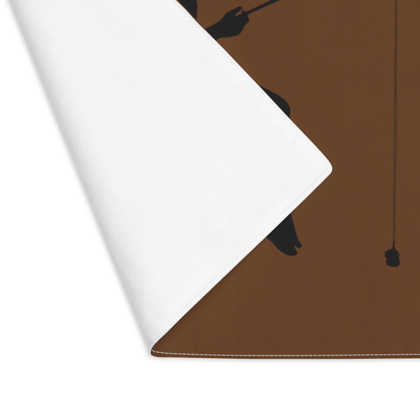 Placemat, 1pc: Fishing Brown