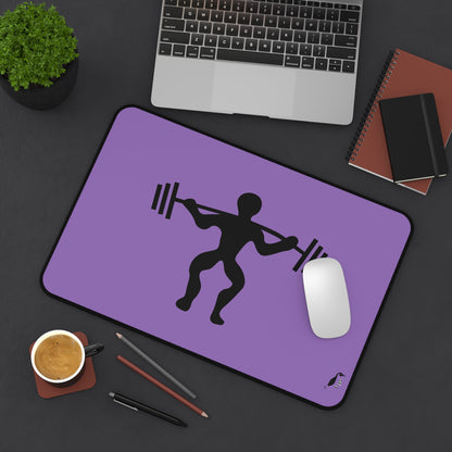 Desk Mat: Weightlifting Lite Purple