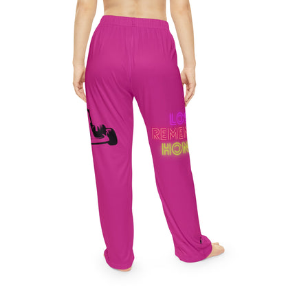 Women's Pajama Pants: Racing Pink