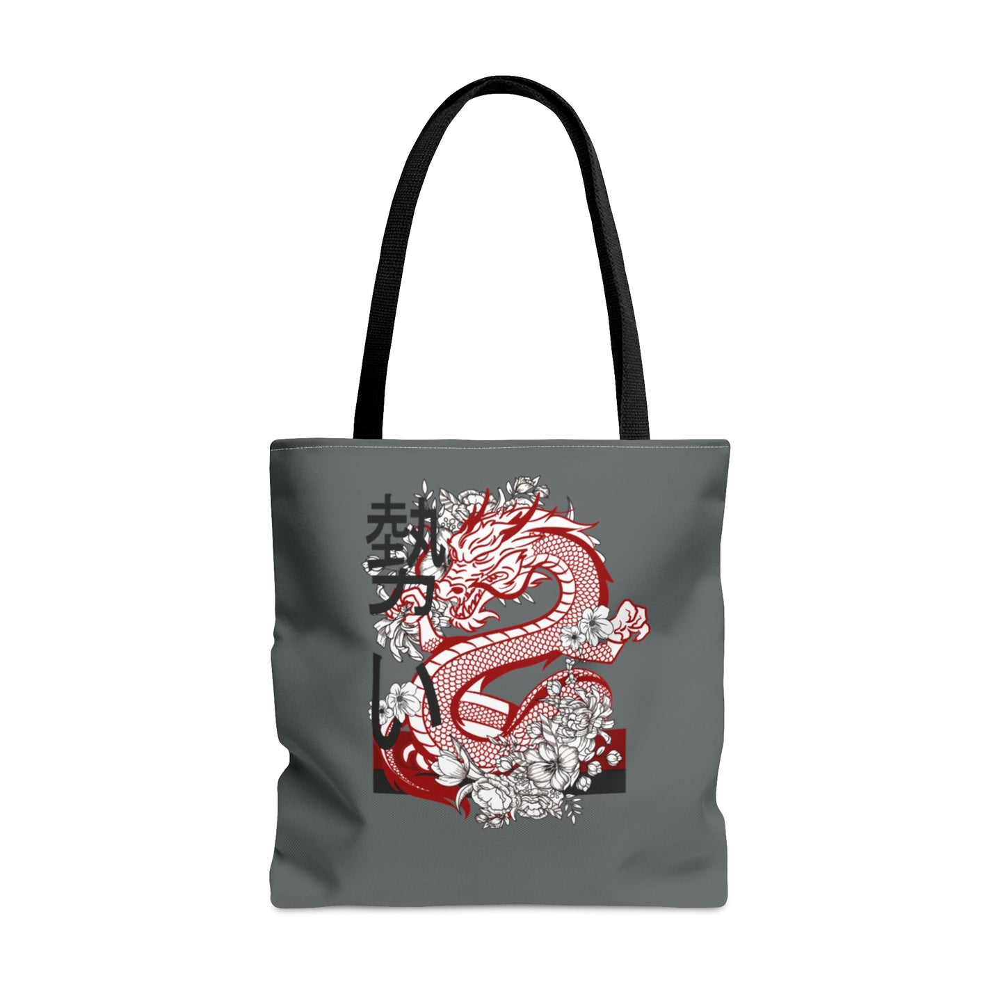 Tote Bag: Dragons Dark Grey