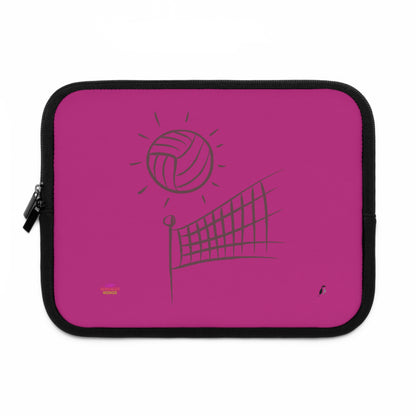 Laptop Sleeve: Volleyball Pink