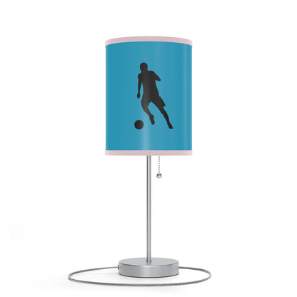 Lamp on a Stand, US|CA plug: Soccer Turquoise