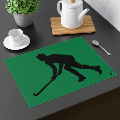 Placemat, 1pc: Hockey Dark Green