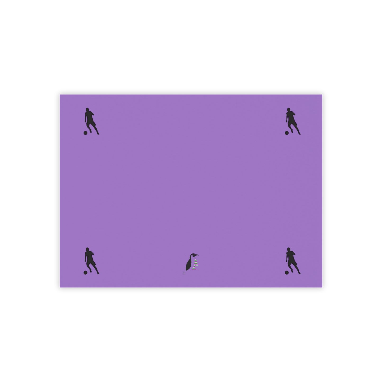 Post-it® Note Pads: Soccer Lite Purple