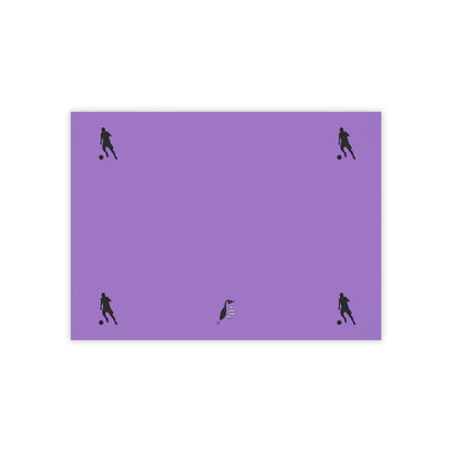 Post-it® Note Pads: Soccer Lite Purple