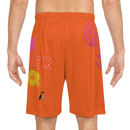 Basketball Shorts: Music Orange