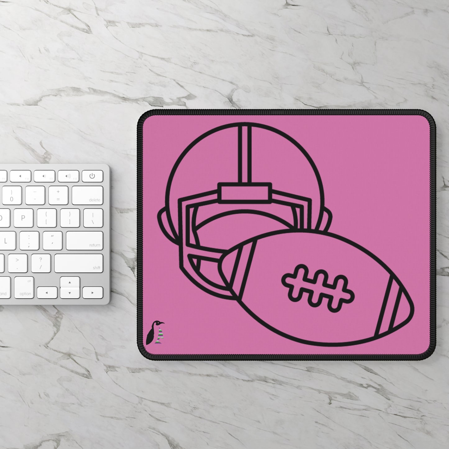 Gaming Mouse Pad: Football Lite Pink