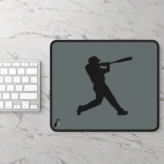 Gaming Mouse Pad: Baseball Dark Grey