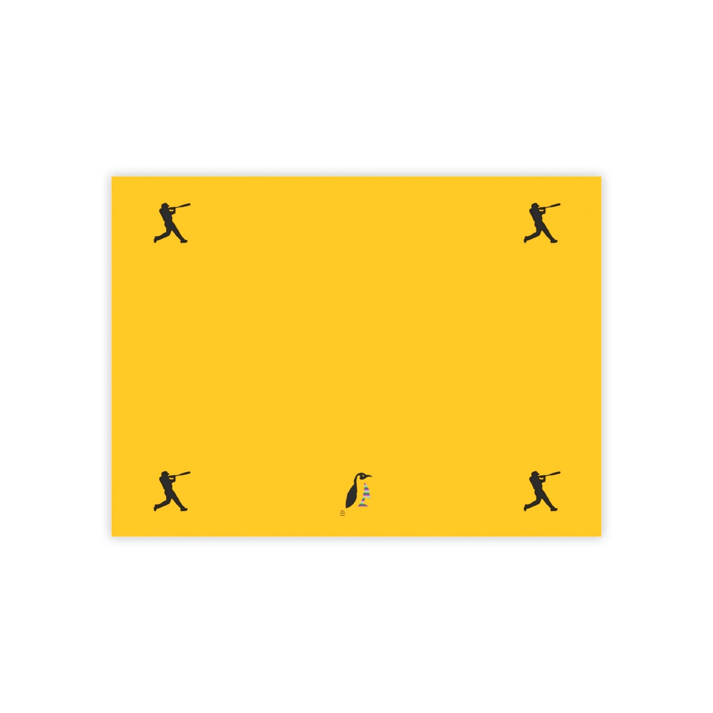 Post-it® Note Pads: Baseball Yellow