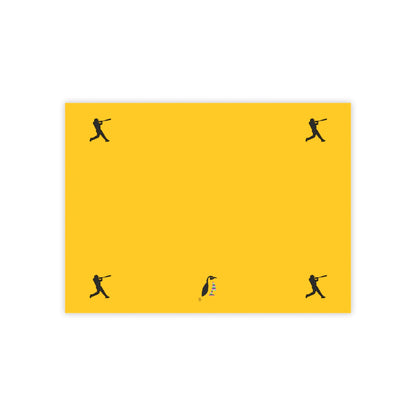 Post-it® Note Pads: Baseball Yellow