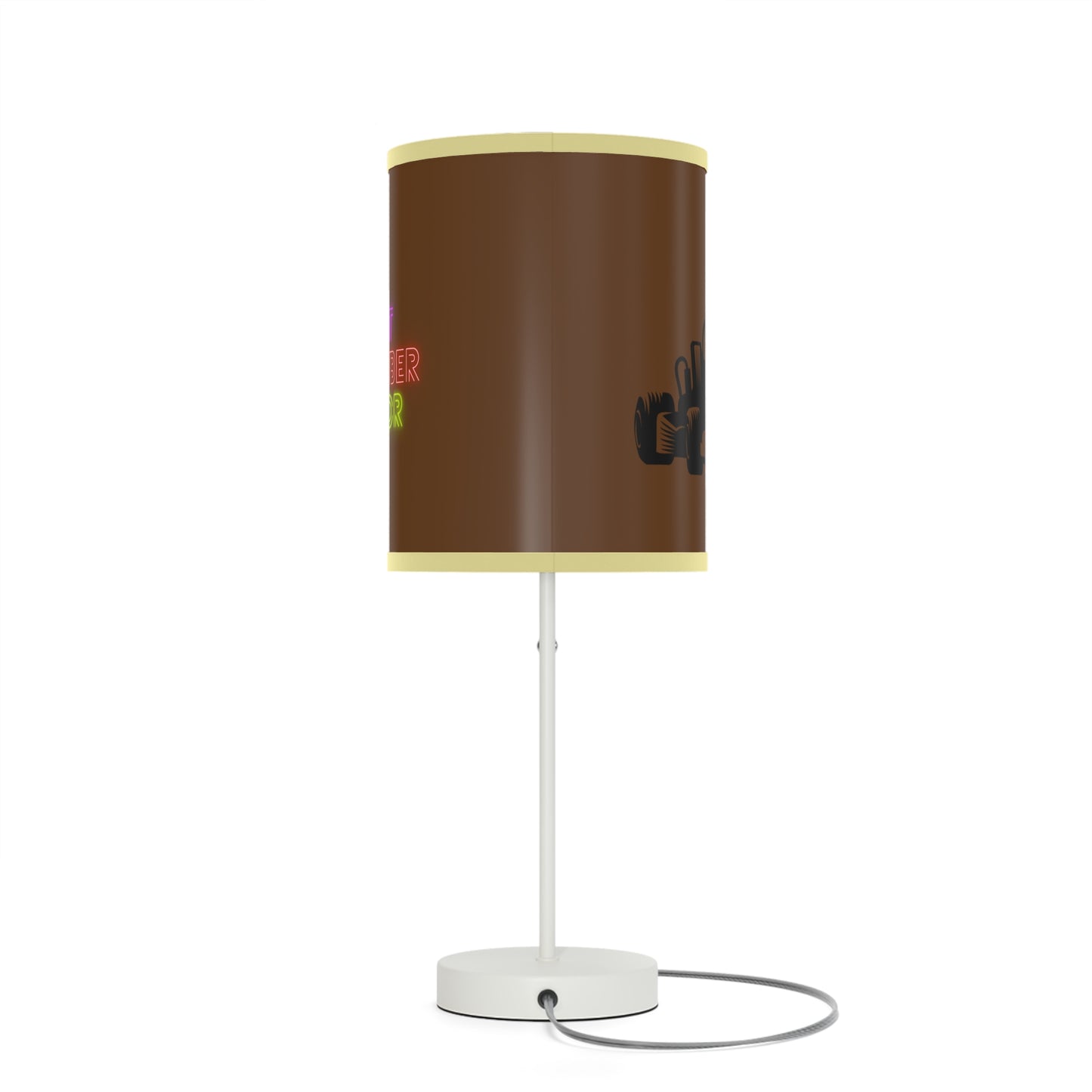 Lamp on a Stand, US|CA plug: Racing Brown