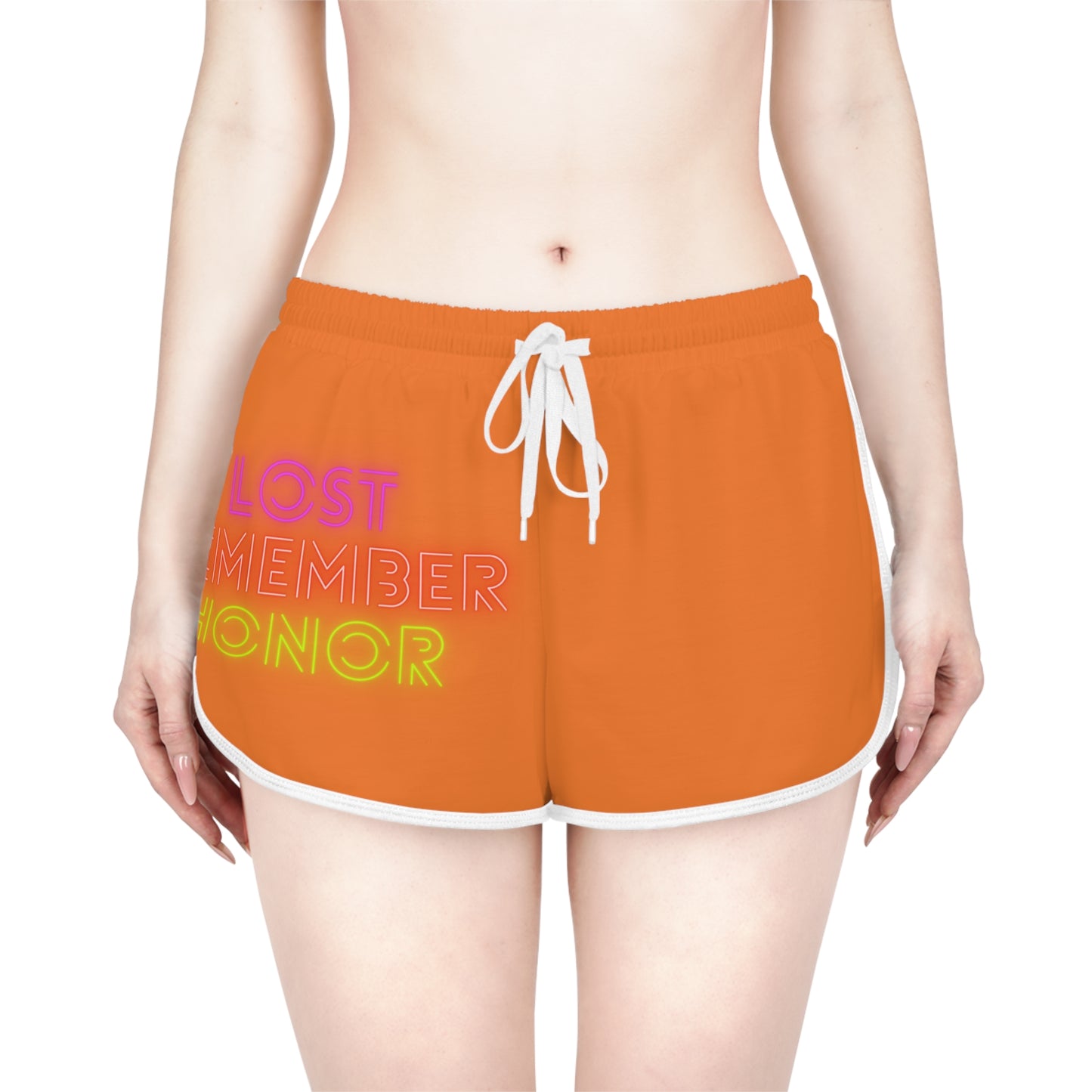 Women's Relaxed Shorts: Lost Remember Honor Crusta