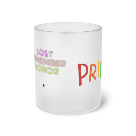 Frosted Glass Mug LGBTQ Pride