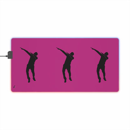 LED Gaming Mouse Pad: Dance Pink