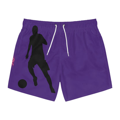 Swim Trunks: Soccer Purple