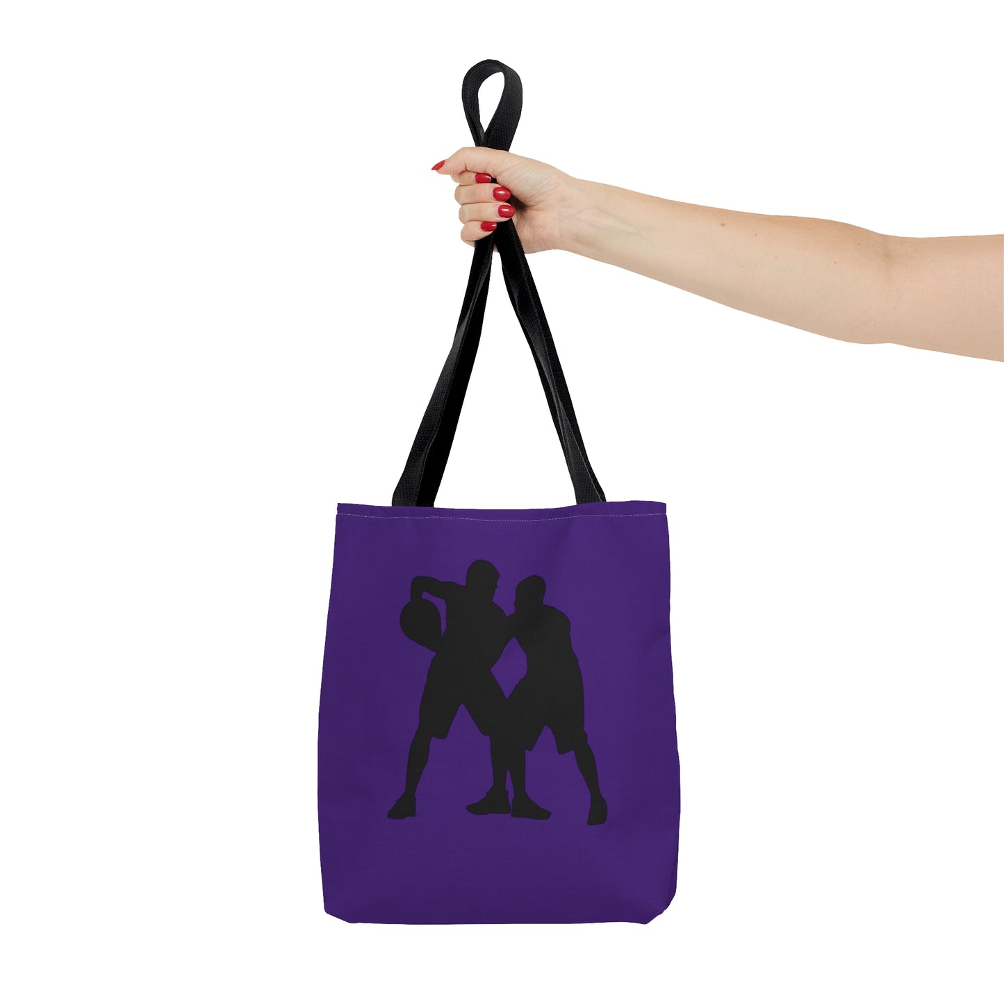 Tote Bag: Basketball Purple