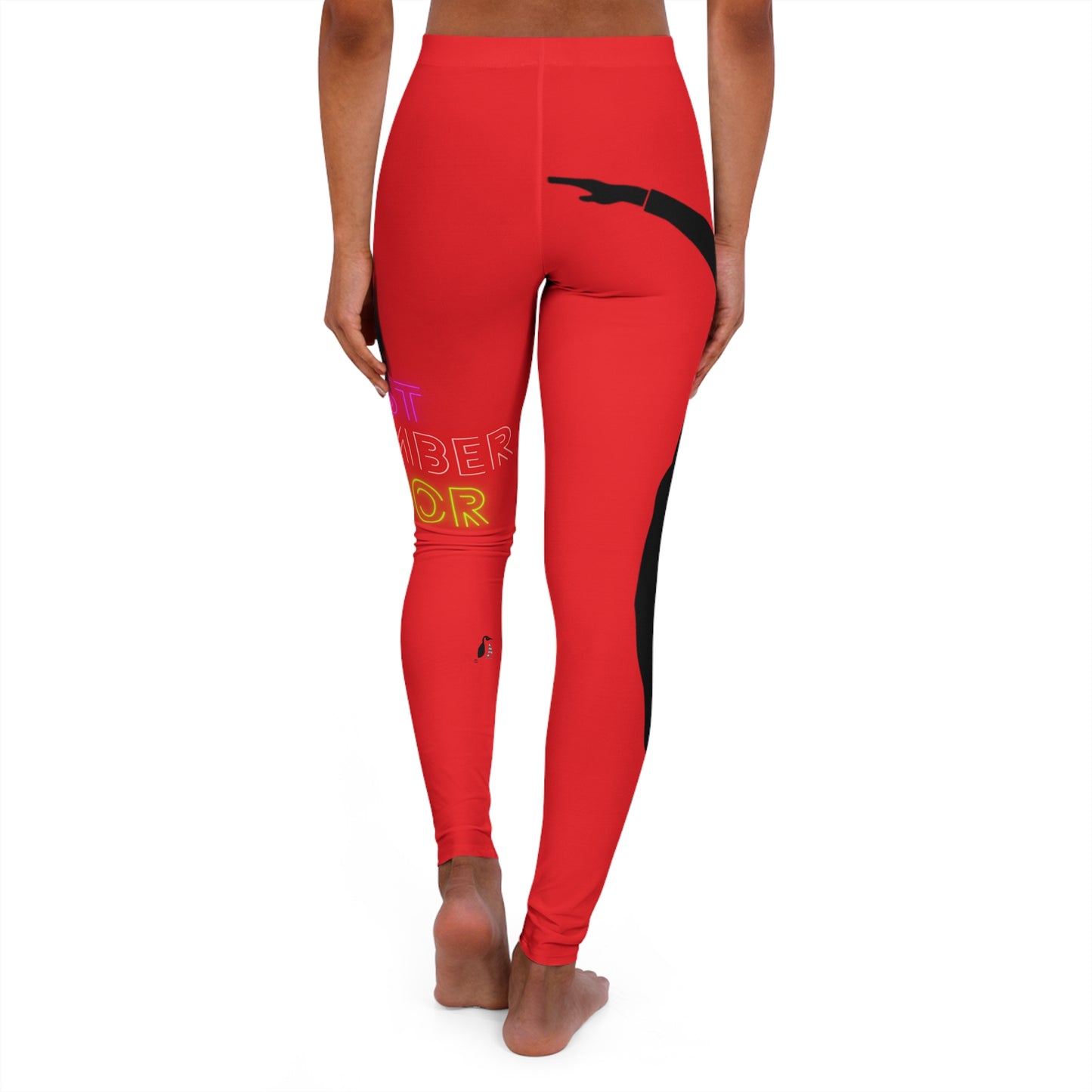 Women's Spandex Leggings: Dance Red