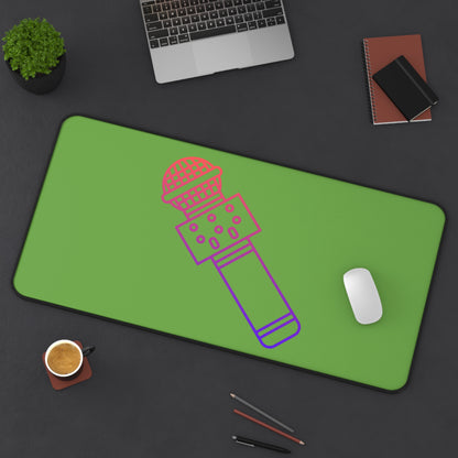 Desk Mat: Music Green