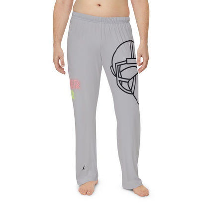 Men's Pajama Pants: Football Lite Grey